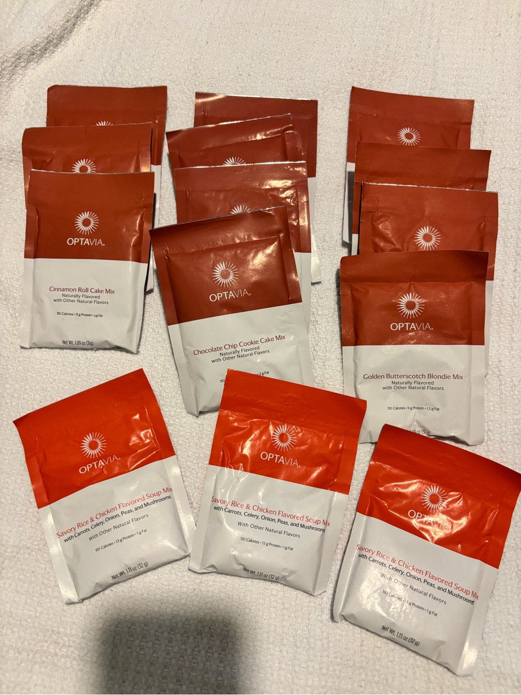Optavia Food/Mix Packets -14